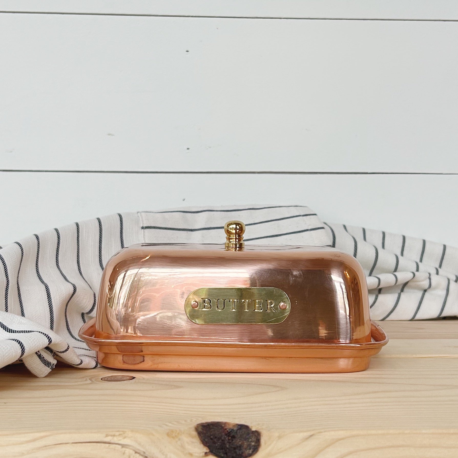 Pure Copper Butter Dish – Salt Creek Mercantile