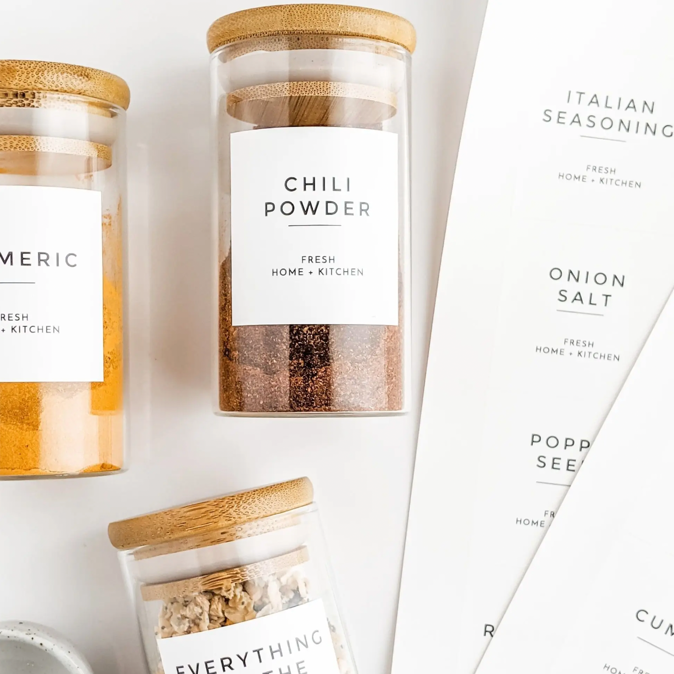 Spice Jar Labels - Round or Square – Salt Creek Mercantile